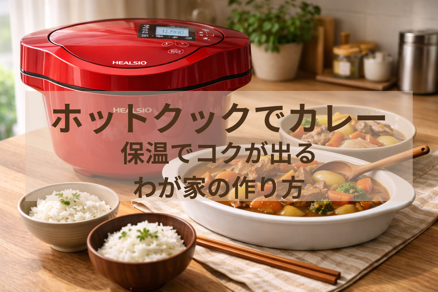 ホットクックで作るトマトベースのわが家のカレー
