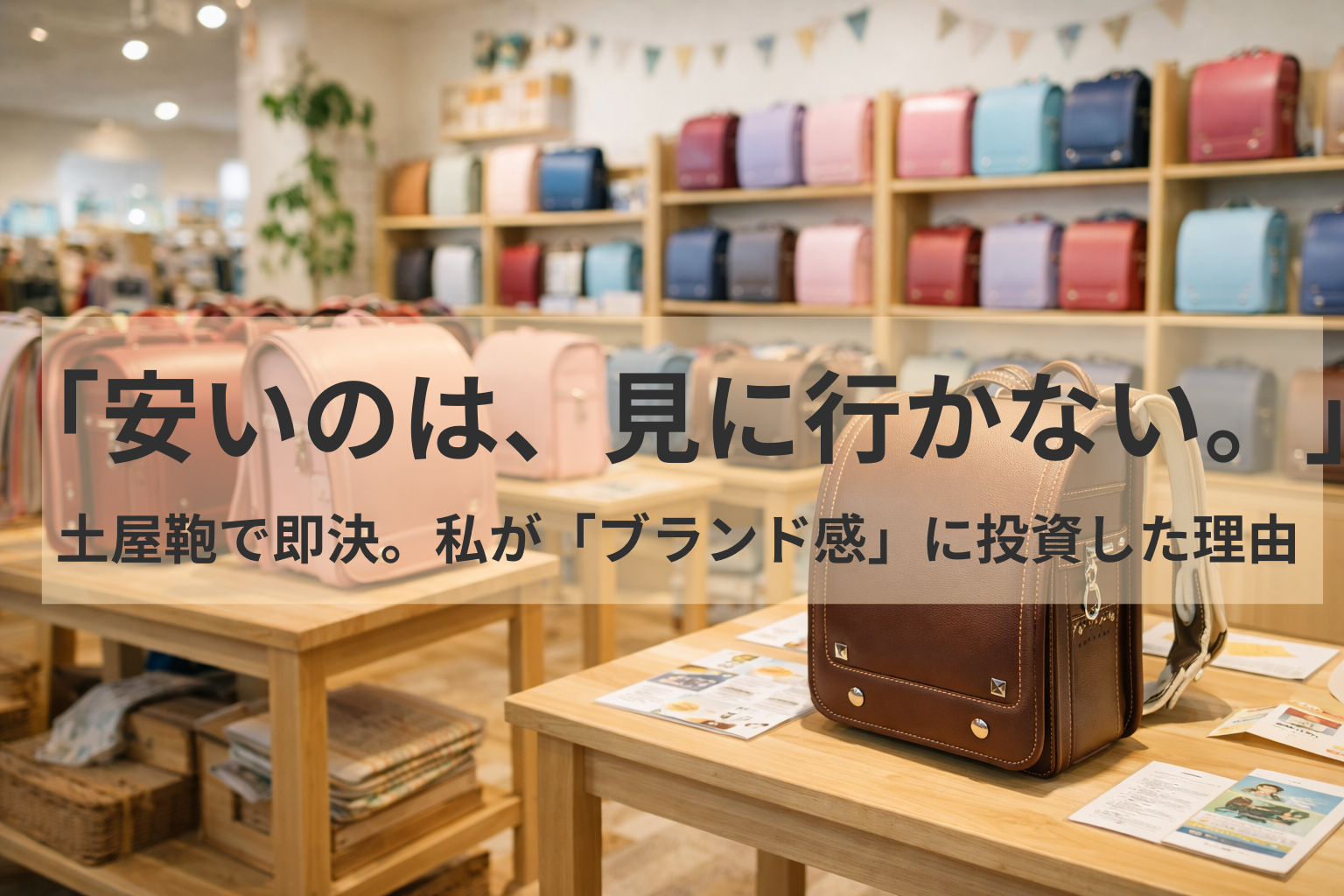 土屋鞄のランドセルを選んだ理由と、公式リメイクサービスの魅力を紹介するアイキャッチ画像