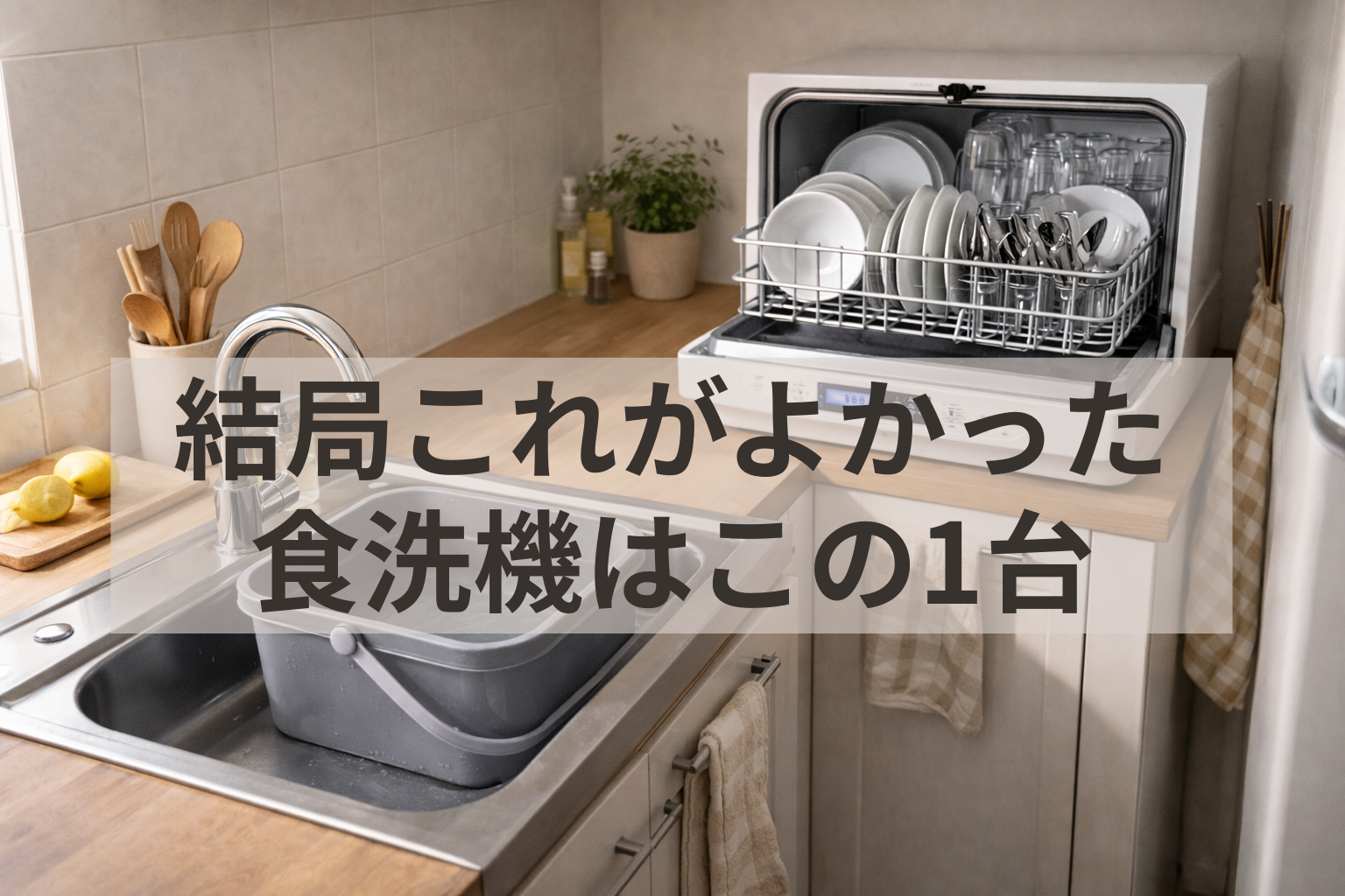 食洗機おすすめ｜分岐水栓と給水タイプどっちがいい？3台使って比較