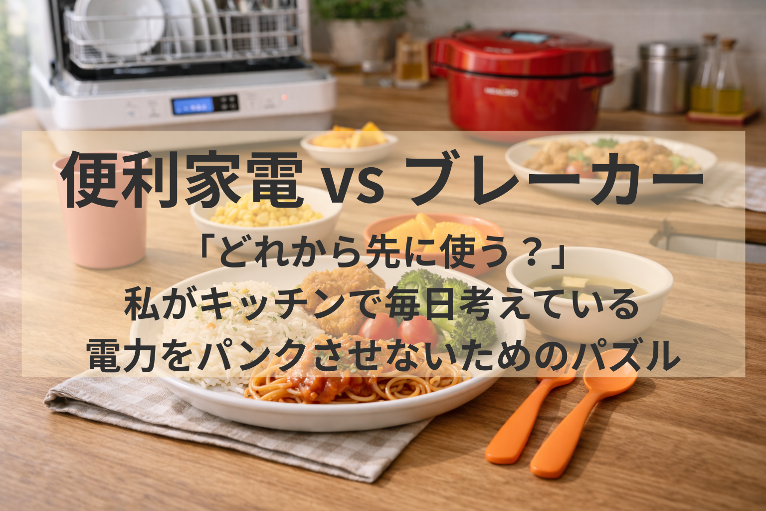 どれを組み合わせてもアウト！？家電フル稼働のわが家がブレーカーを落とさないための「交通整理」のリアル