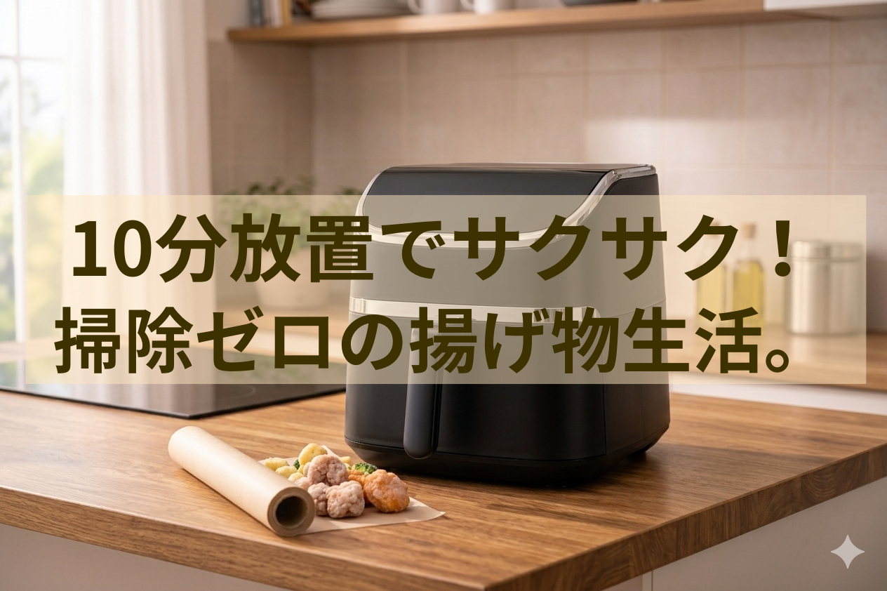 COSORI CAF-L501-KJP購入レポ！冷凍唐揚げ10分で、揚げ物の後片付けを断捨離した話
